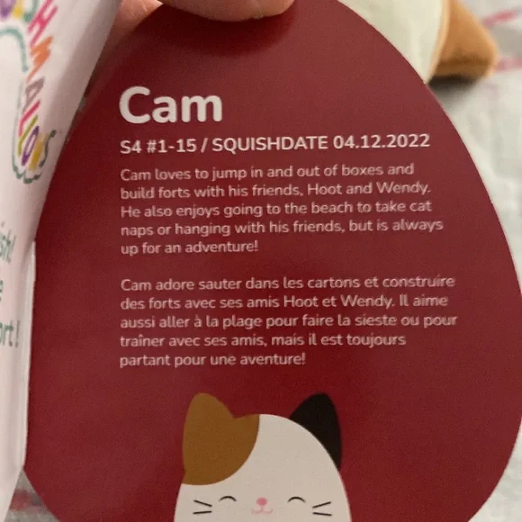 Squishmallows cam cat - Picture 4 of 4